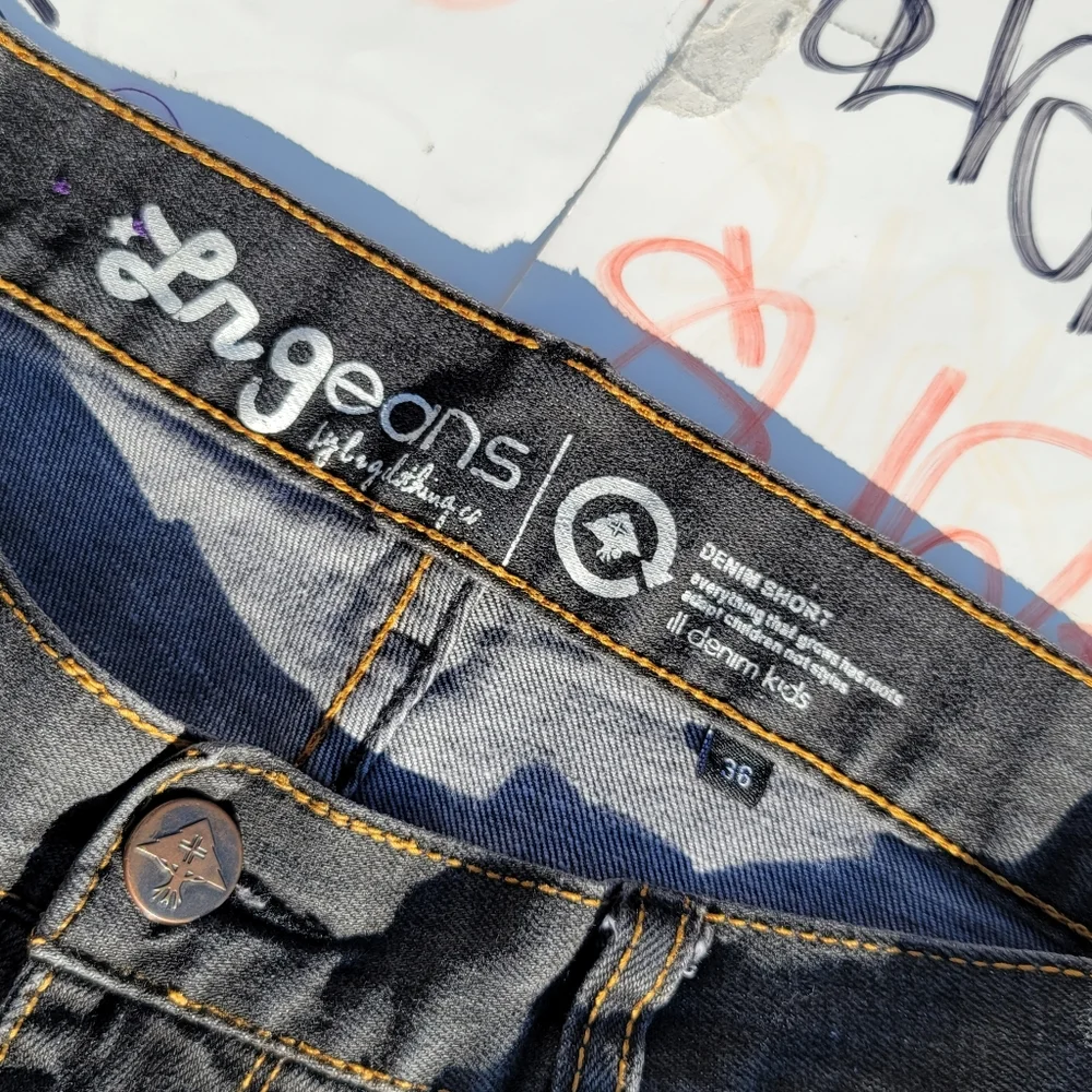 LRG Lifted Research Group Denim Shorts 36W - Picture 4 of 6